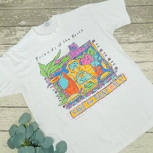 Vintage Paul McCartney 1989 1990 Save the Rainforest Tour Shirt T